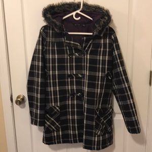 Cute Volcom peacoat for light fall/winter wear